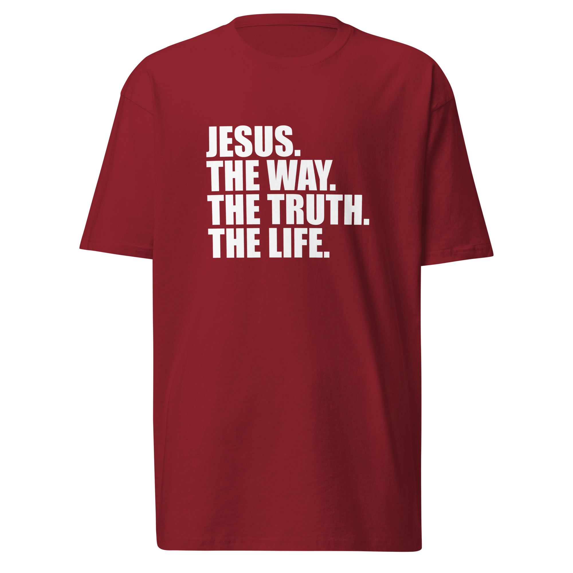 The Way. The Truth. The Life. T-Shirt - Brick Red / XL