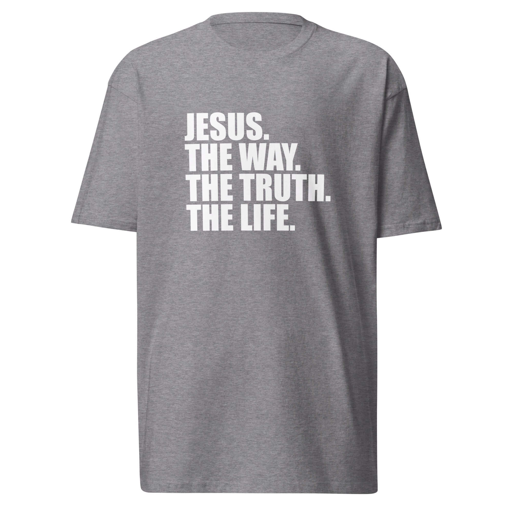 The Way. The Truth. The Life. T-Shirt - Carbon Grey / XL