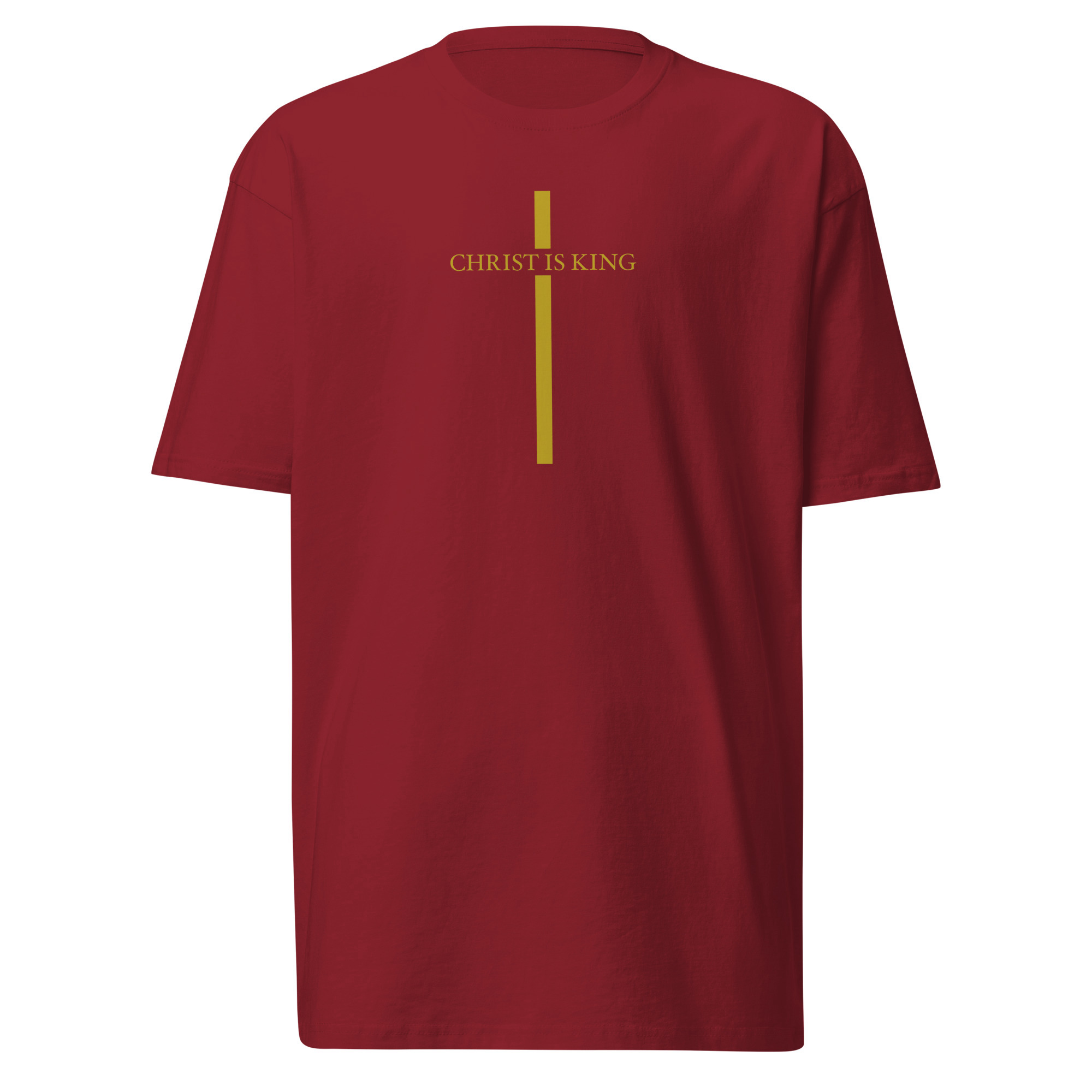 Kingdom Cross T-Shirt - Brick Red / M