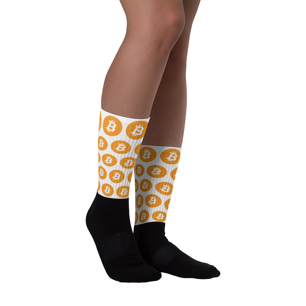 Bitcoin High Socks - XL