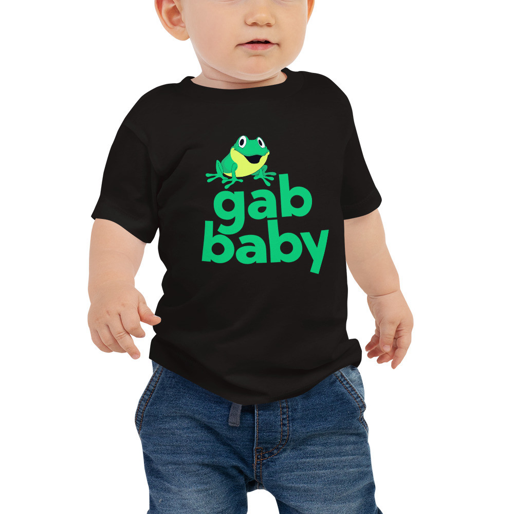 Gab Baby Short Sleeve T-Shirt - Black / 18-24m