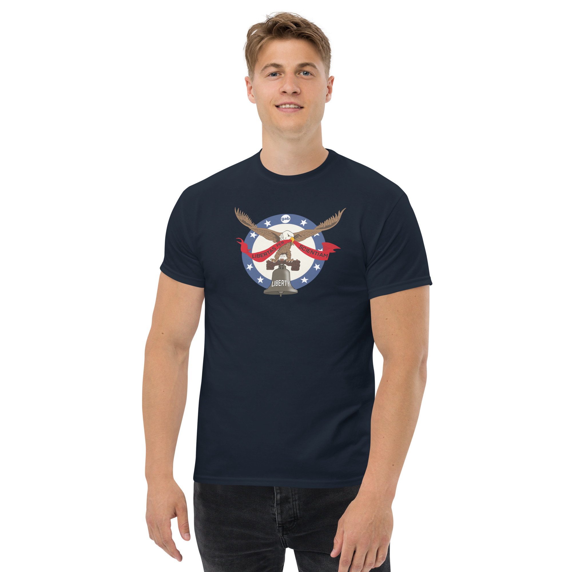 Knowledge is Freedom T-Shirt - Navy / M
