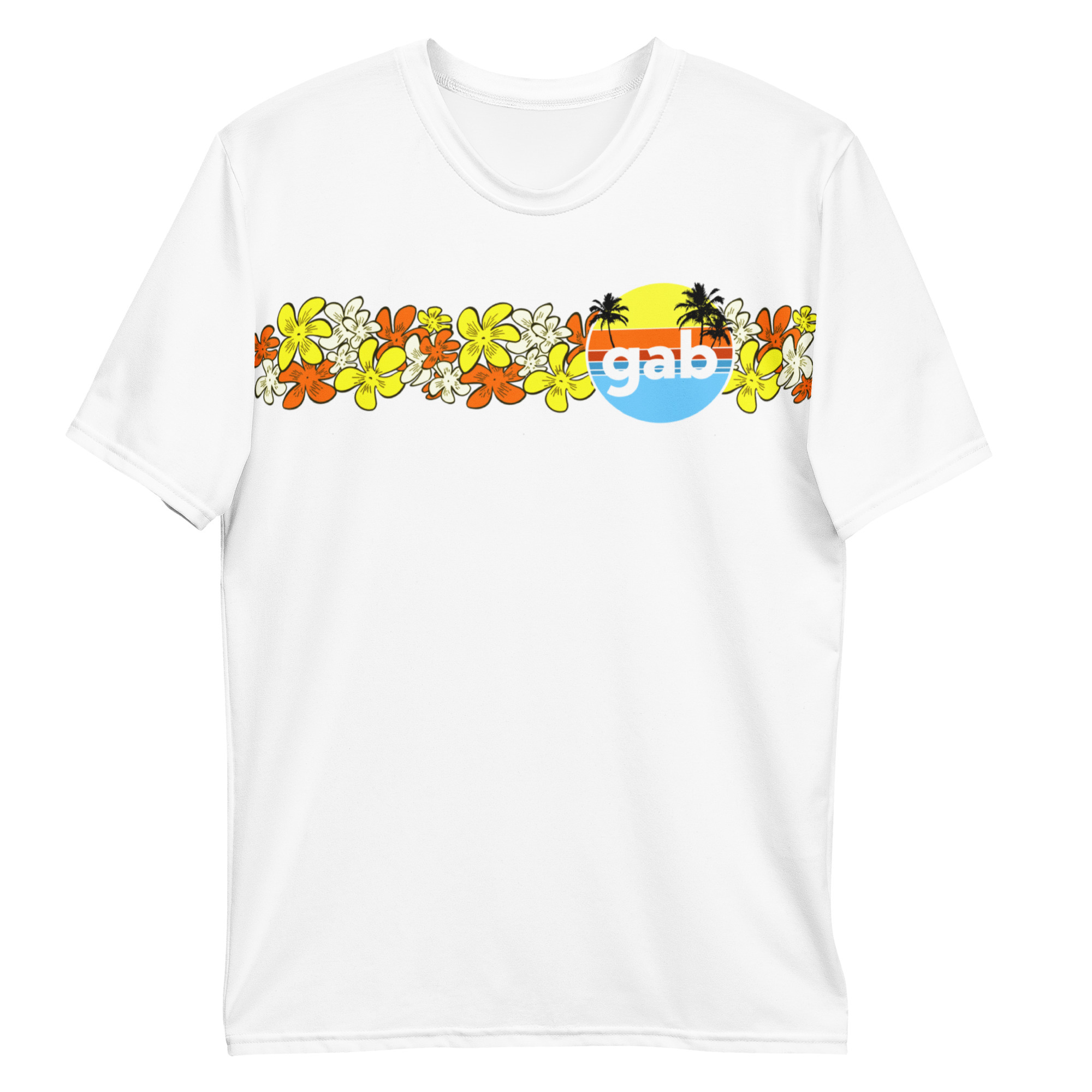 Tropical Gab Crew Neck T-Shirt - S