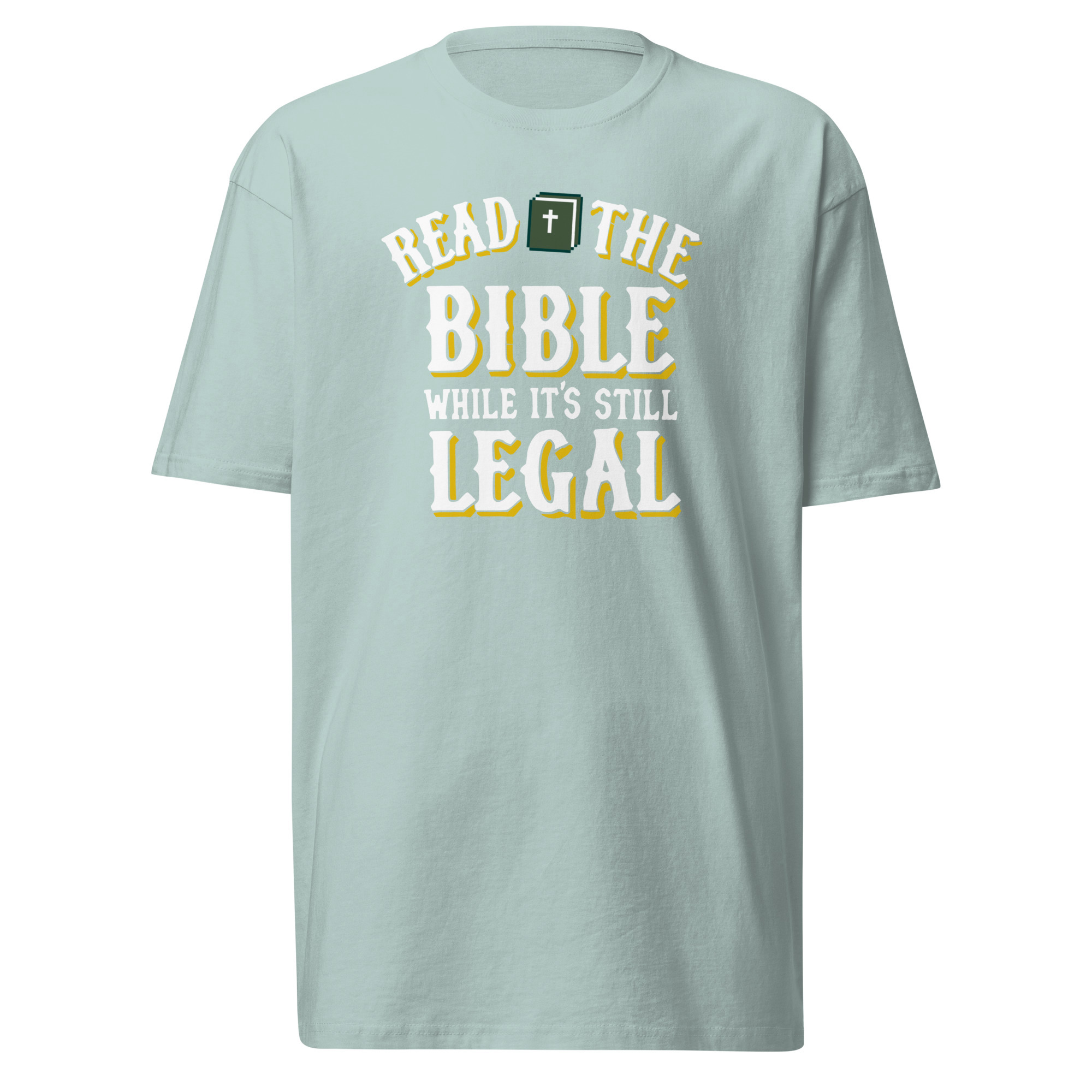 Read The Bible T-Shirt - Agave / M