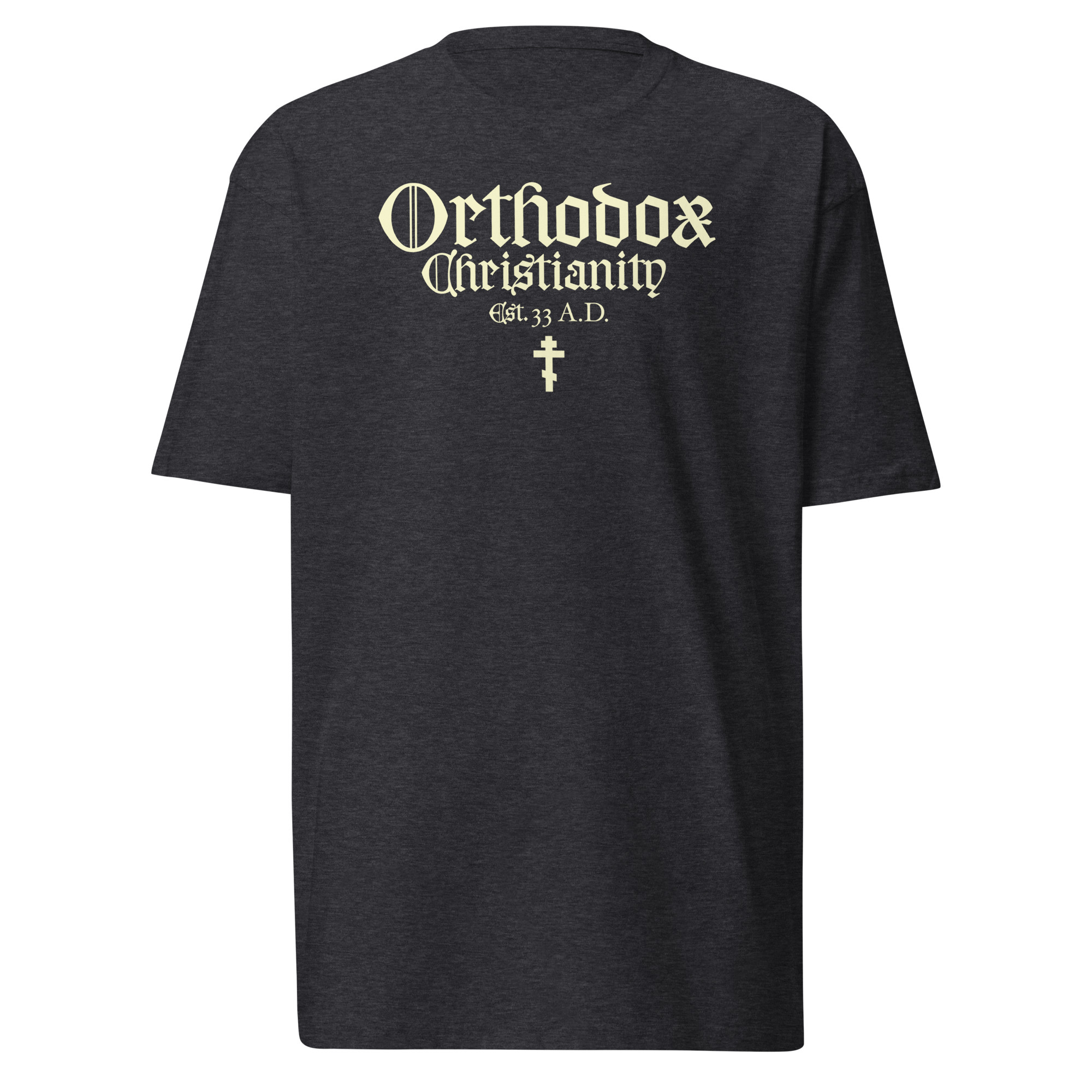Orthodox Christianity T-Shirt - Charcoal Heather / S