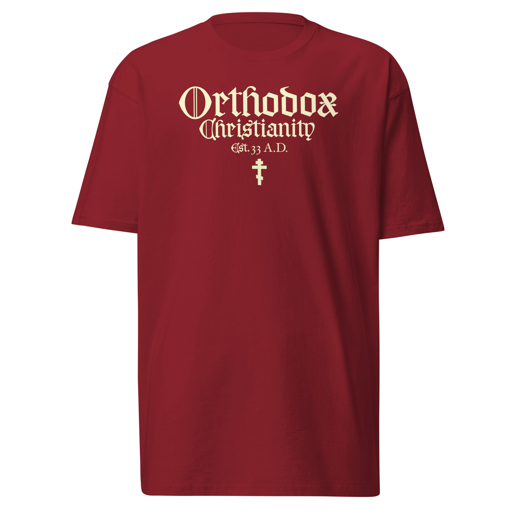 Orthodox Christianity T-Shirt - Brick Red / S
