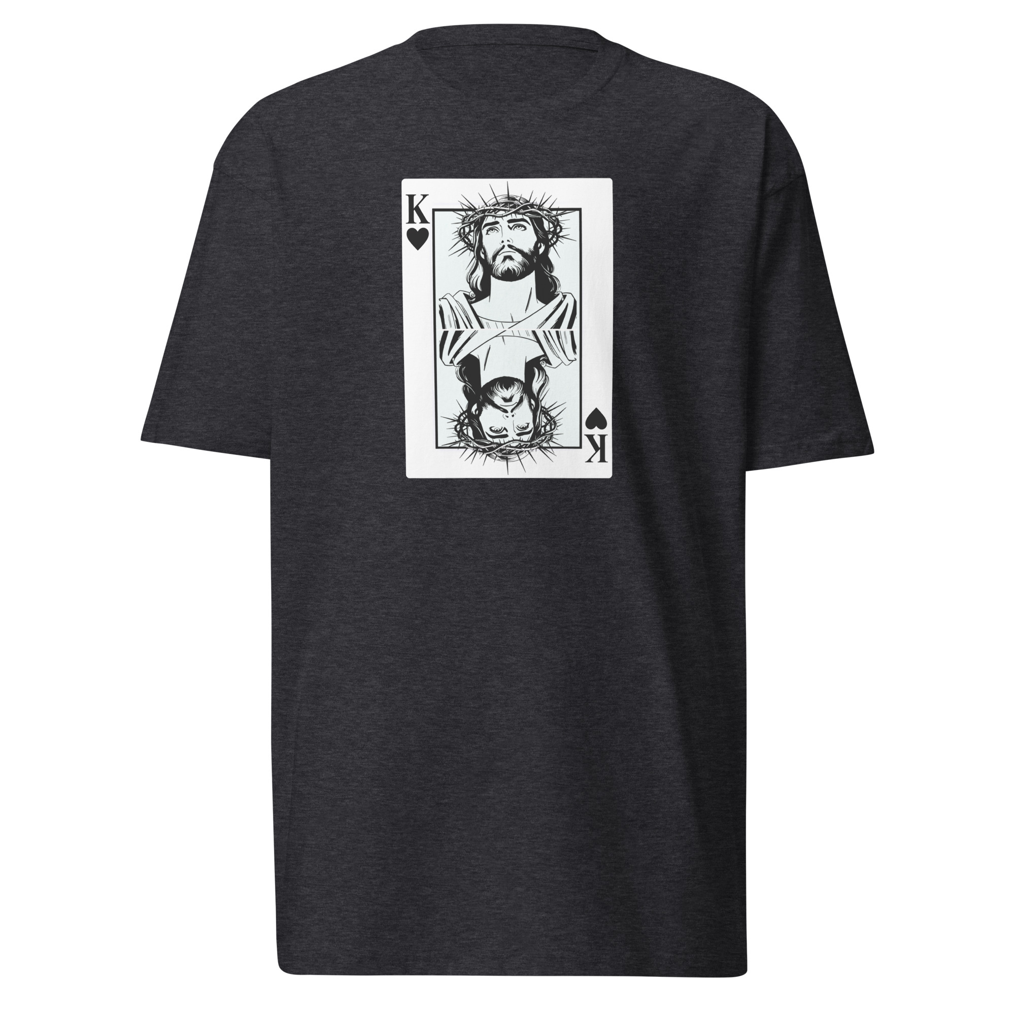 King of King's T-Shirt - Charcoal Heather / M