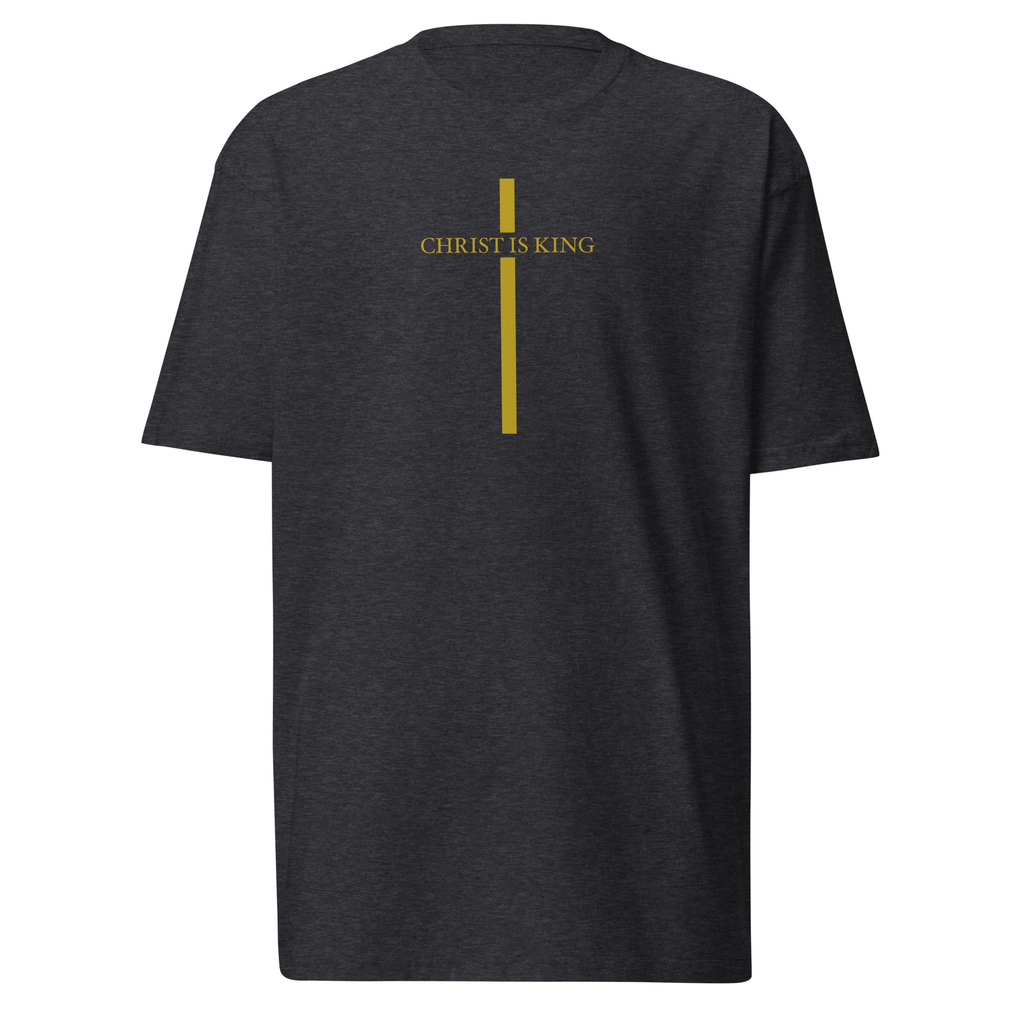 Kingdom Cross T-Shirt - Charcoal Heather / XL