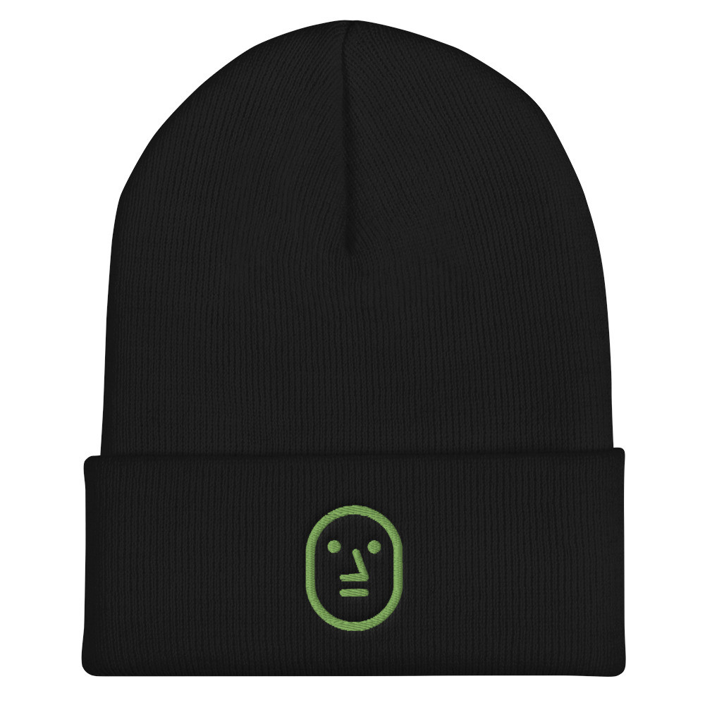 Green NPC Beanie - Black