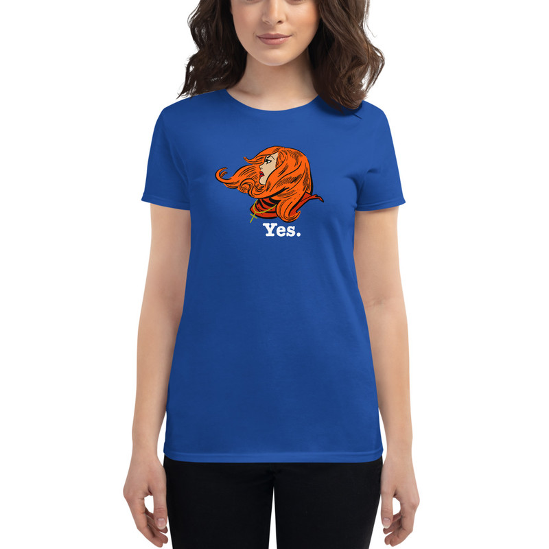 YES. Red Women's t-shirt - Royal Blue / M