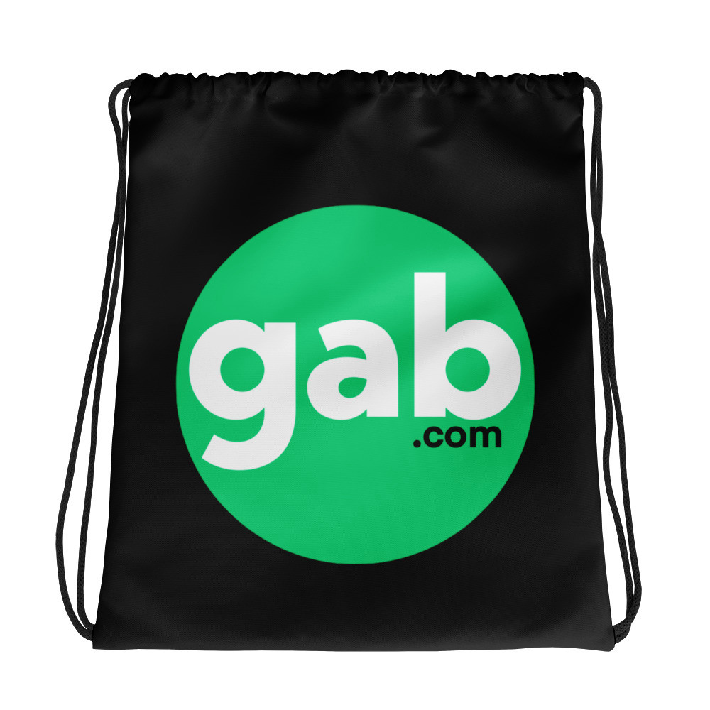 Gab.com Drawstring bag