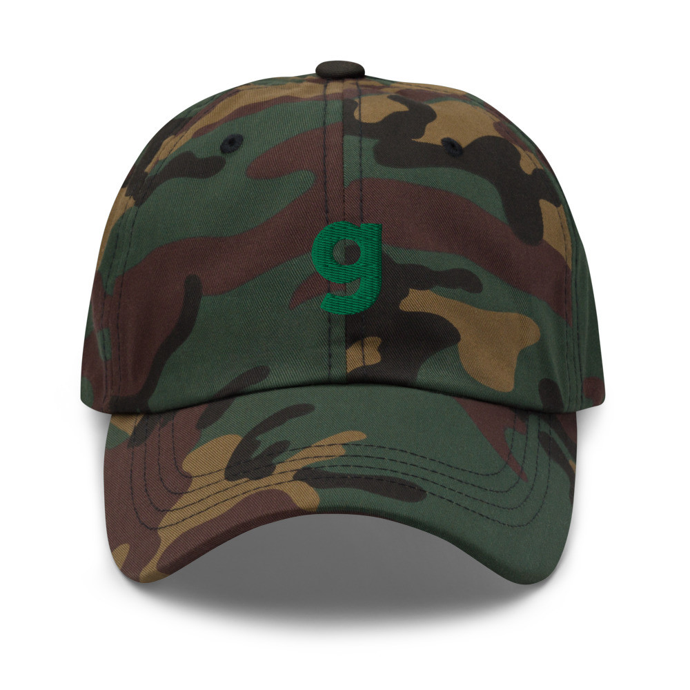 G Logo Dad Hat - Green Camo