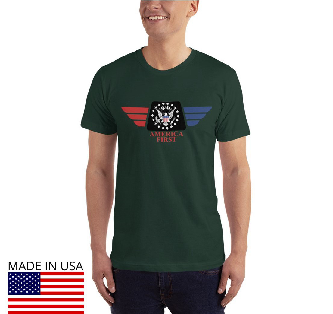 America First Men's T-Shirt - Forest / M