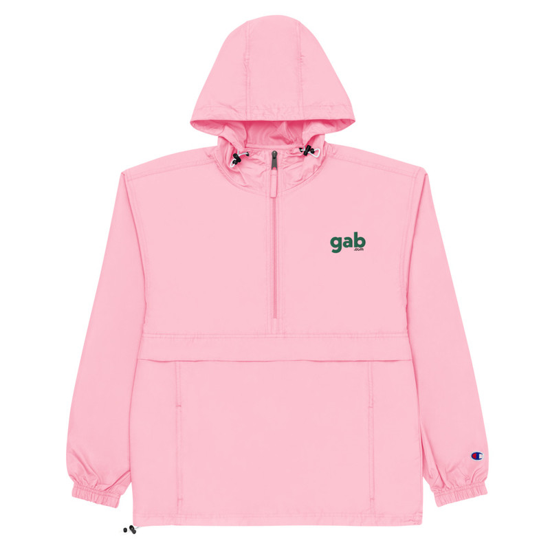 Gab.com Champion Packable Jacket - Pink Candy / 2XL