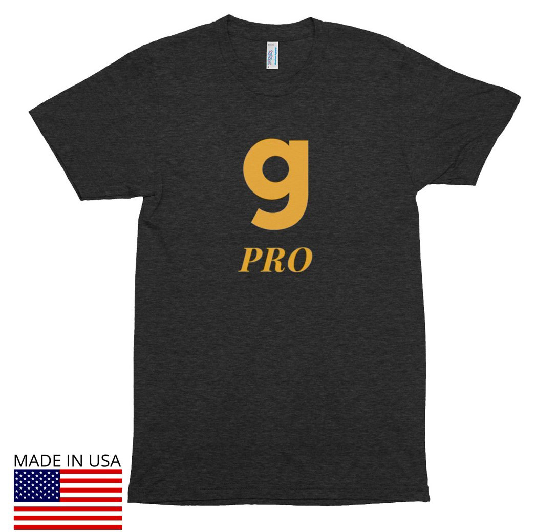 PRO Golden G with PRO Tri-Blend T-Shirt - Tri-Black / XS