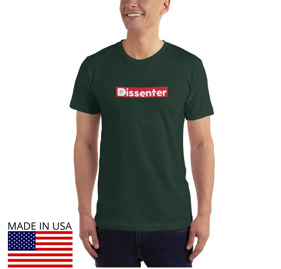 Dissenter Red Men's T-Shirt - Forest / S