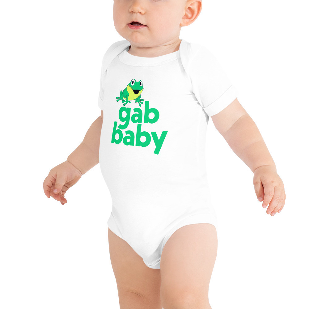 Gab Baby One Piece - White / 12-18m