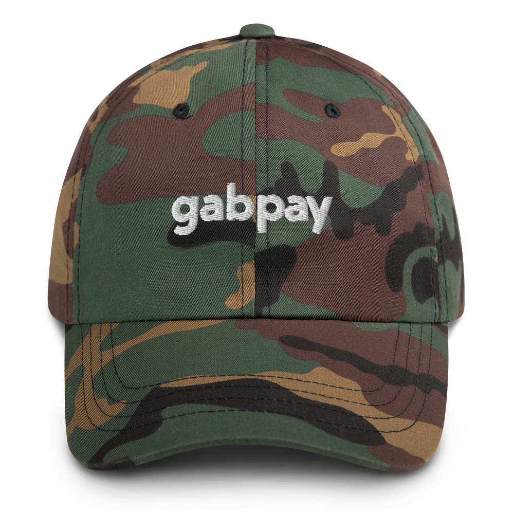 GabPay Dad hat - Green Camo