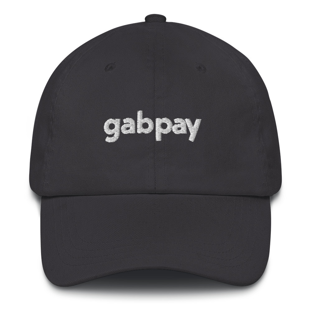 GabPay Dad hat - Dark Grey