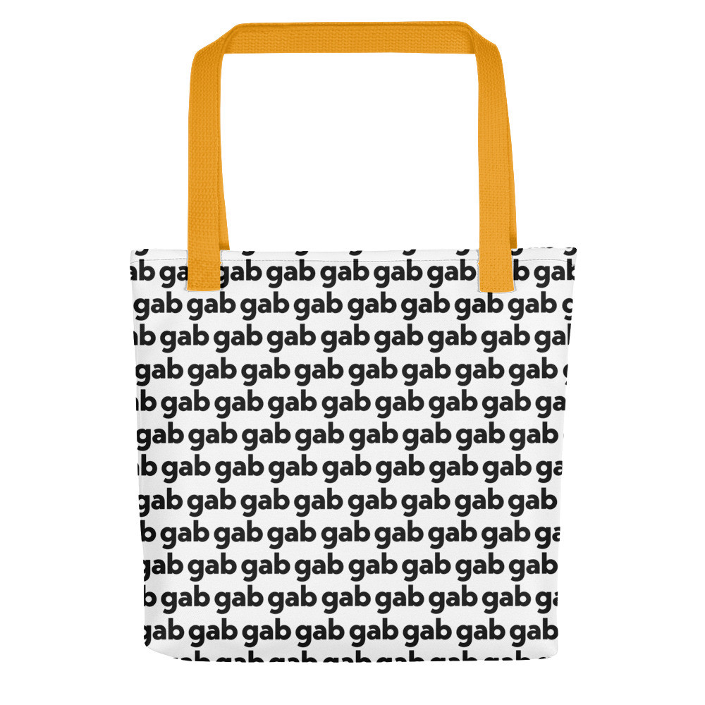 Gab Tote Bag 15x15 - Yellow