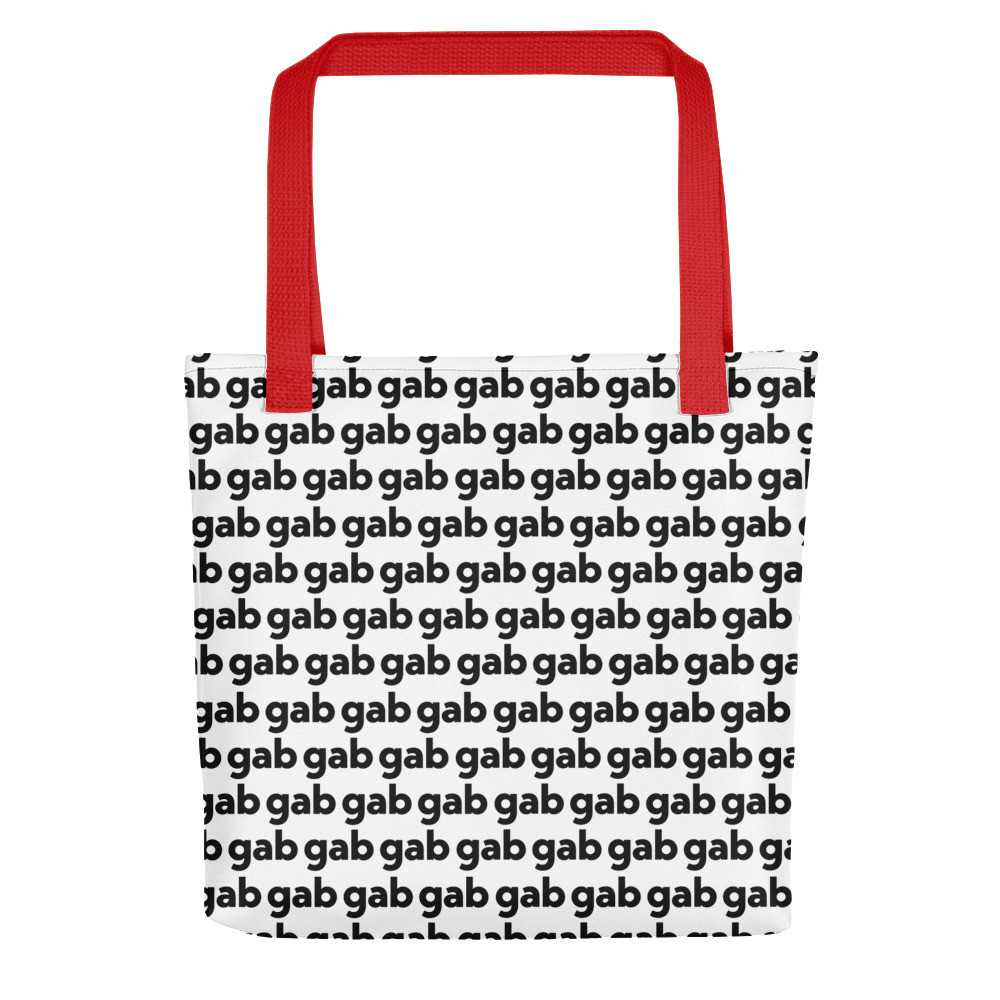 Gab Tote Bag 15x15 - Red
