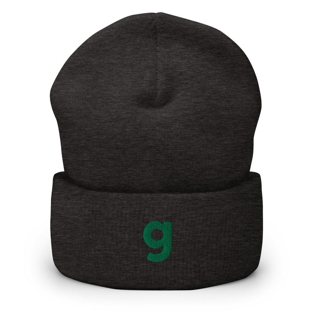 G Logo Beanie - Dark Grey