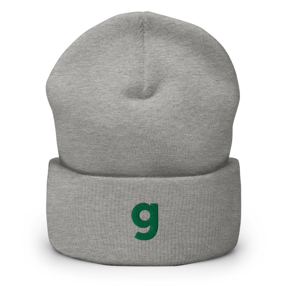 G Logo Beanie - Heather Grey