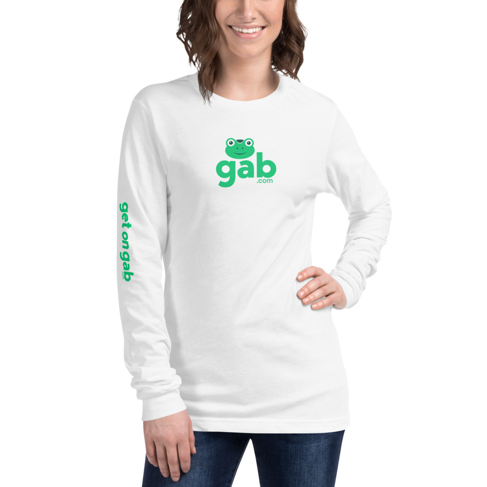 Gab.com Women's Long Sleeve - White / XS