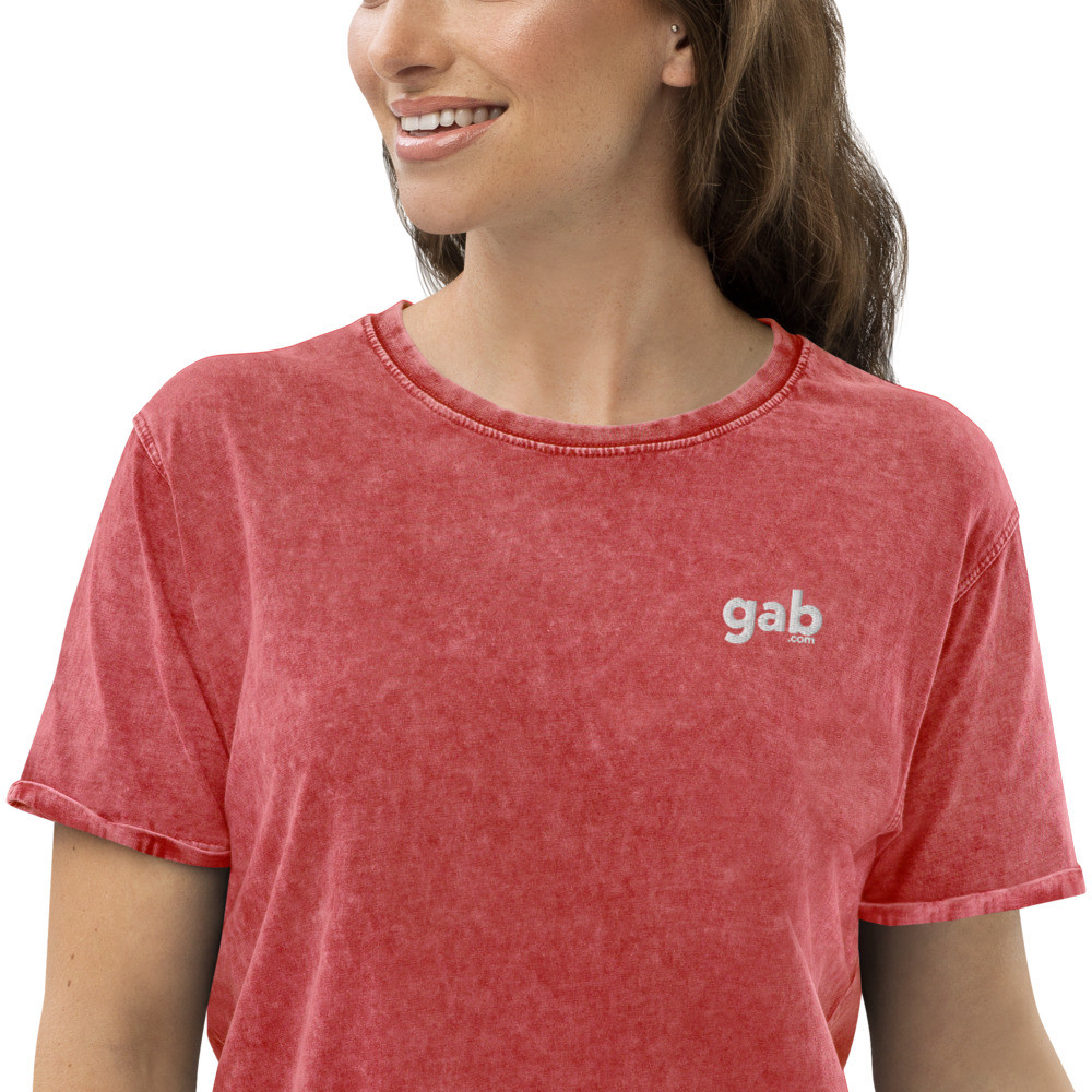 Gab.com Women's Denim T-Shirt - Garnet Red / S