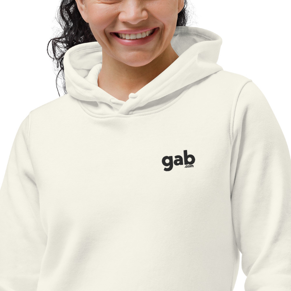 Gab.com Women's Eco Fitted Hoodie  - Off White / XL