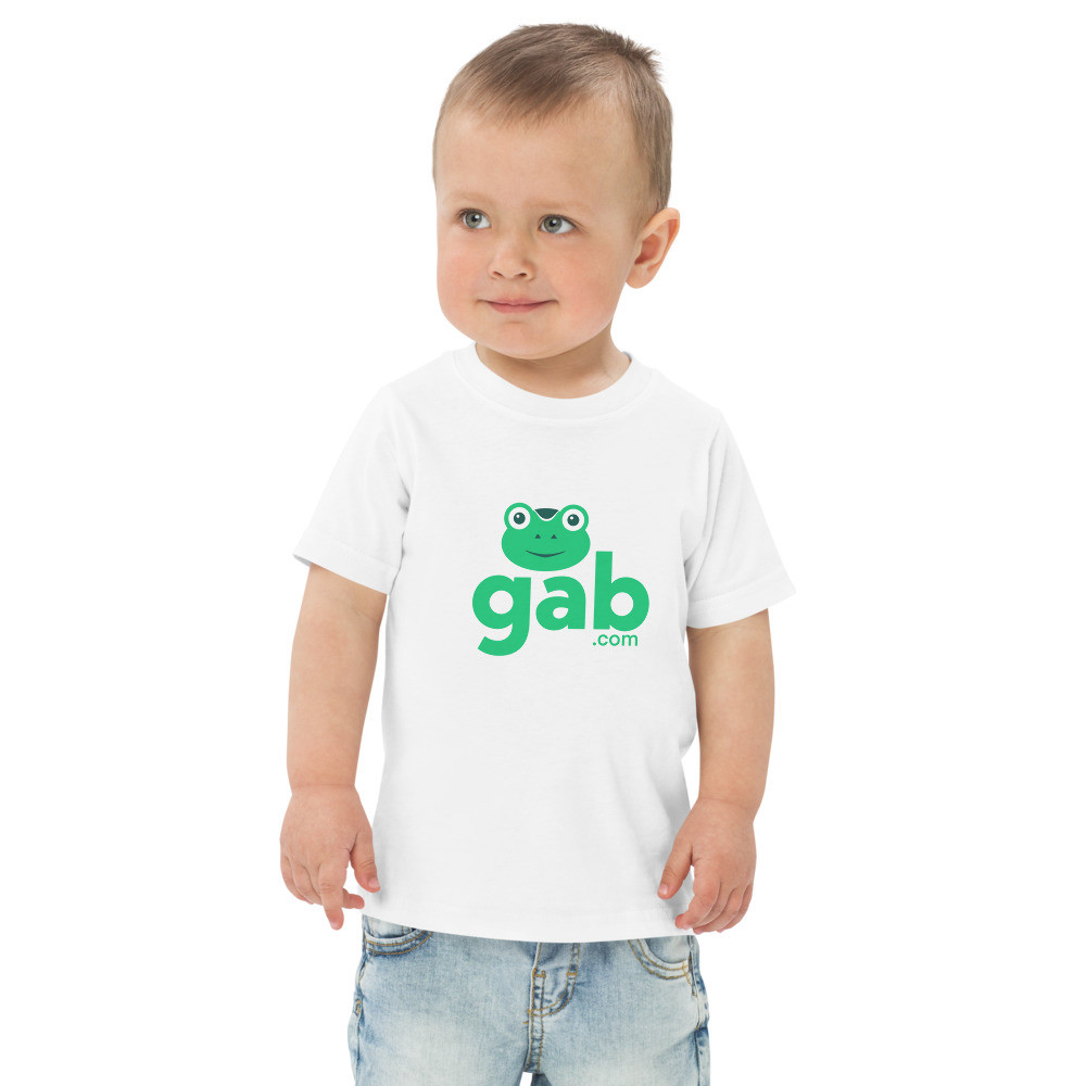 Gab.com Unisex Toddler Jersey T-Shirt - White / 2