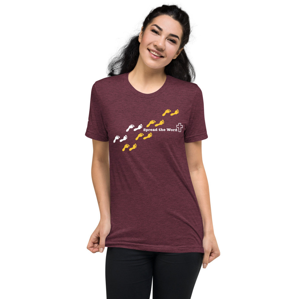 Spread the Word Women's Tri-Blend T-Shirt - Maroon Triblend / S