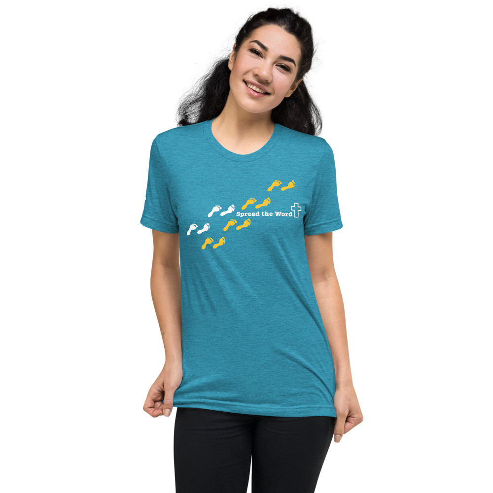 Spread the Word Women's Tri-Blend T-Shirt - Aqua Triblend / M