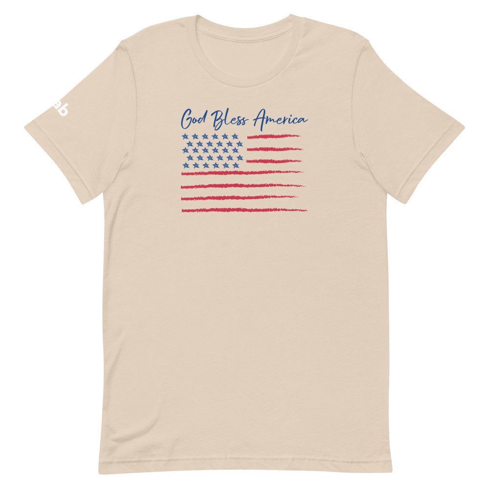God Bless America Women's T-Shirt - Soft Cream / M