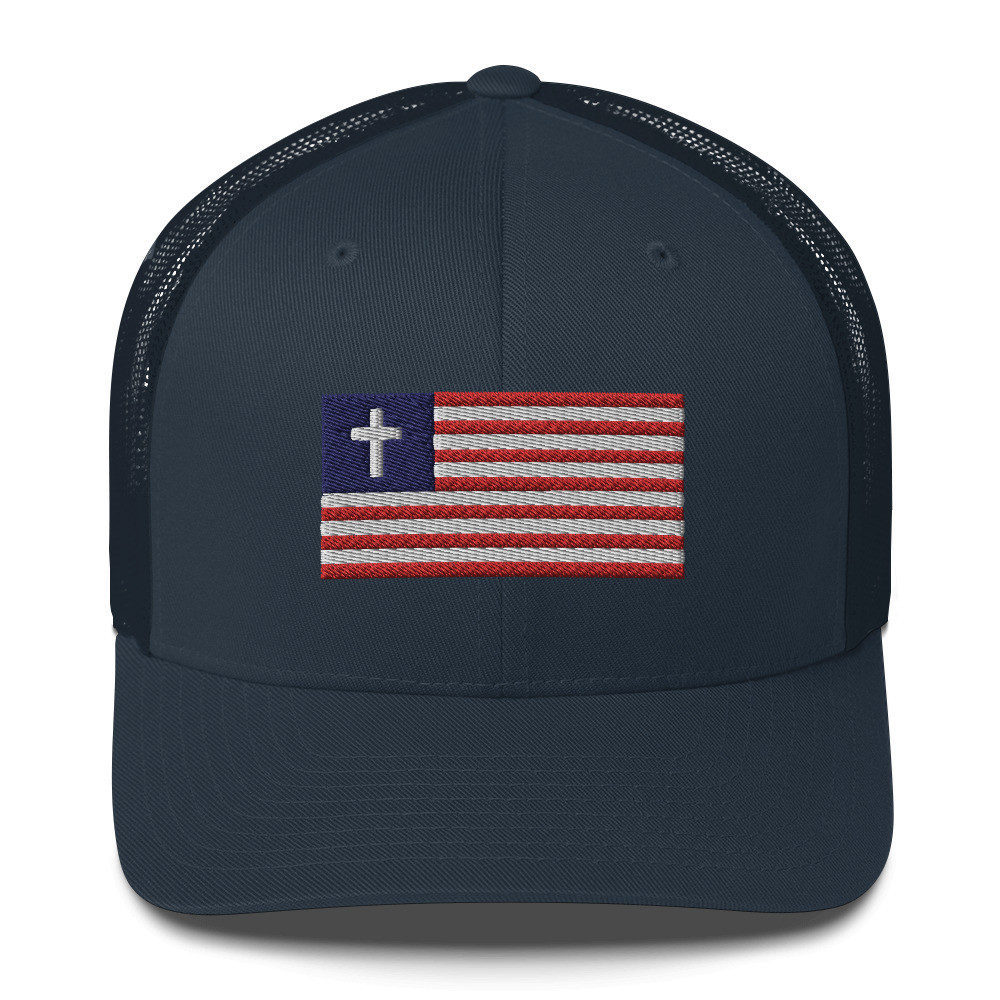 Jesusland Trucker Hat - Navy