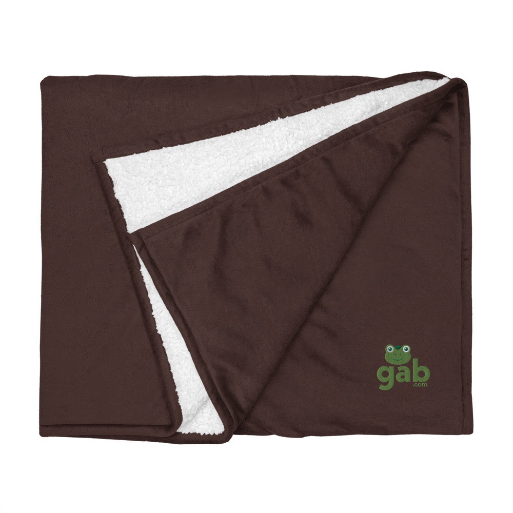 Premium Sherpa Blanket - Fireside Brown