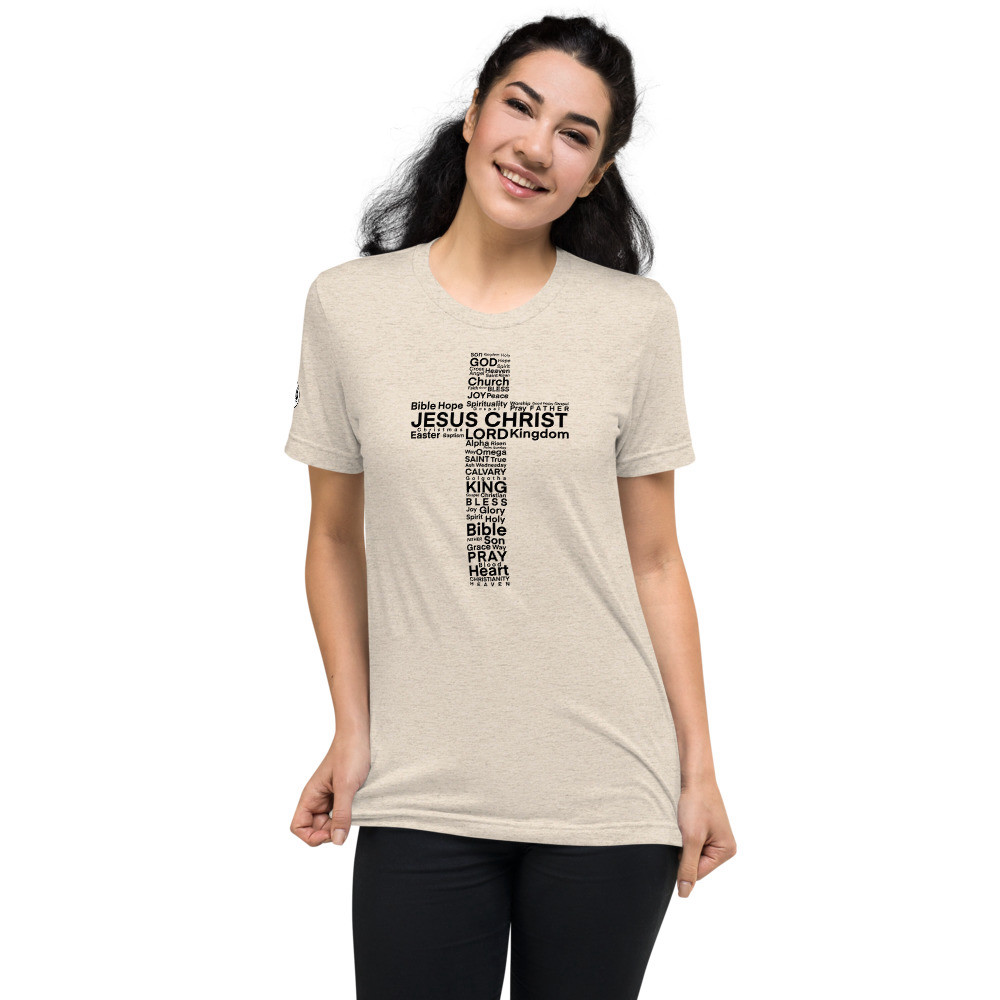 Cross Women's T-Shirt - Oatmeal Triblend / L