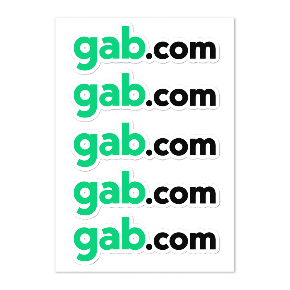 Gab.com Sticker Sheet
