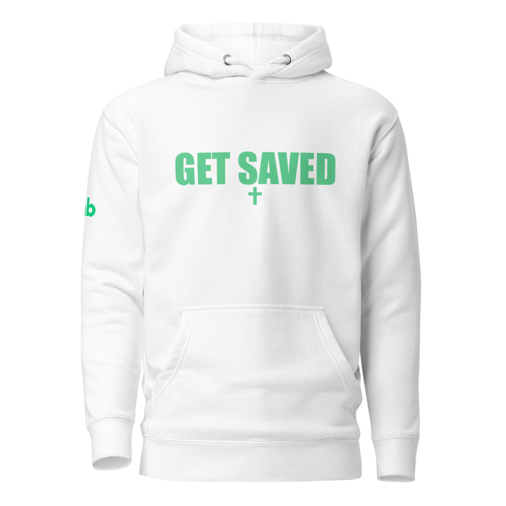 Get Saved Hoodie - White / S