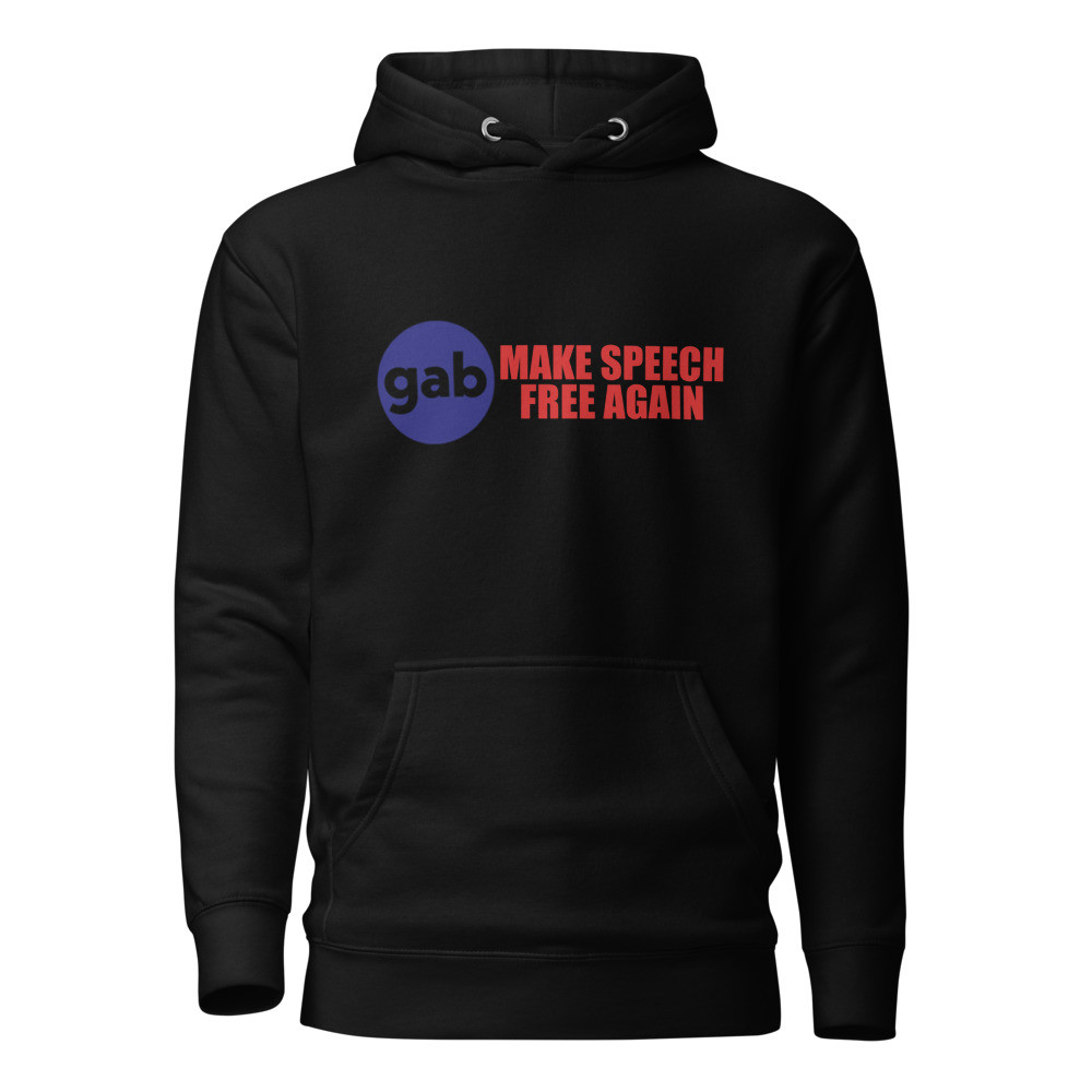 Make Speech Free Again Hoodie - Black / S