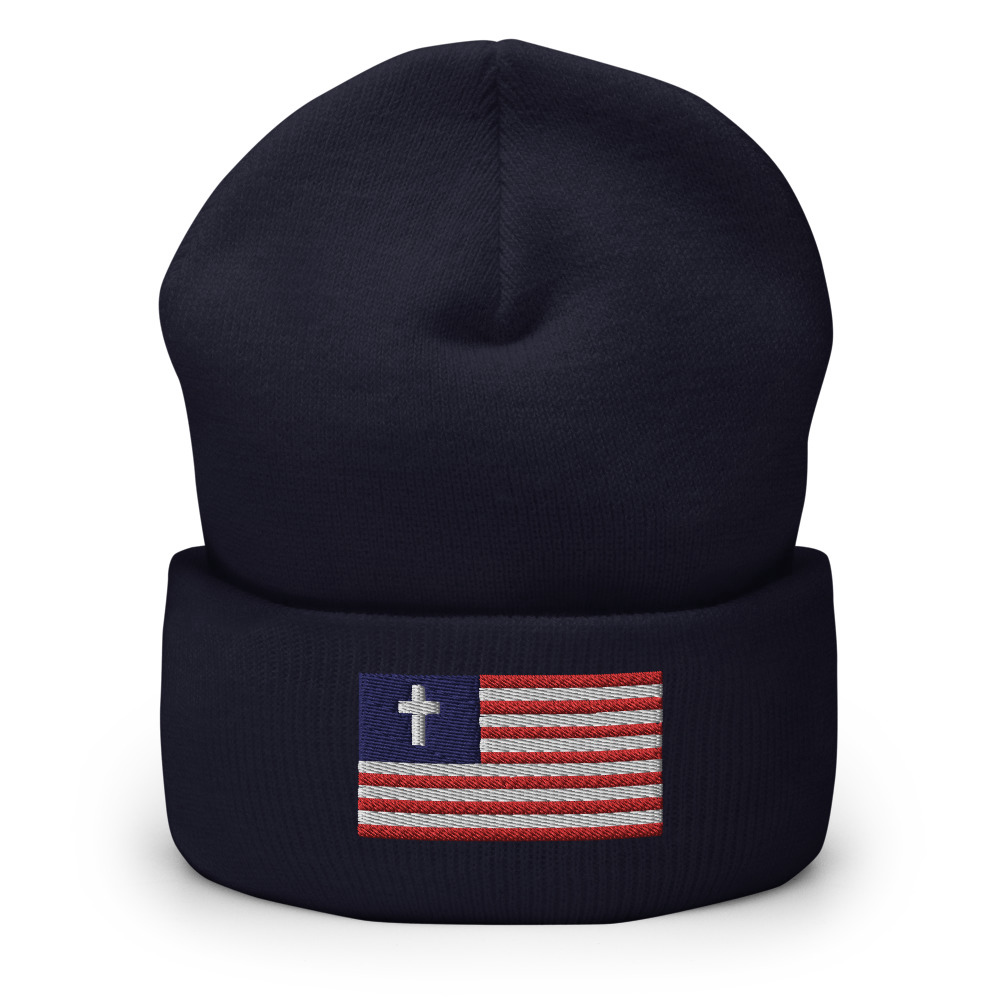 Christian Nationalist Beanie - Navy