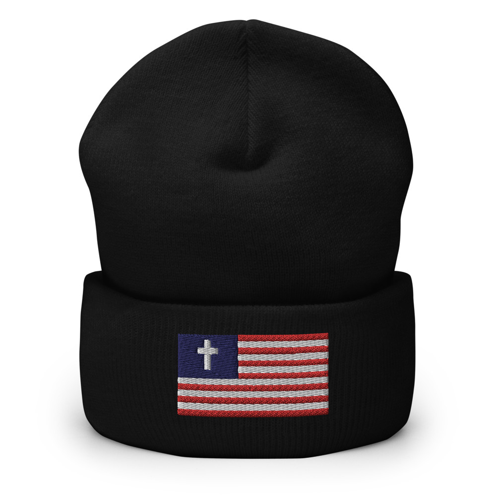 Christian Nationalist Beanie - Black