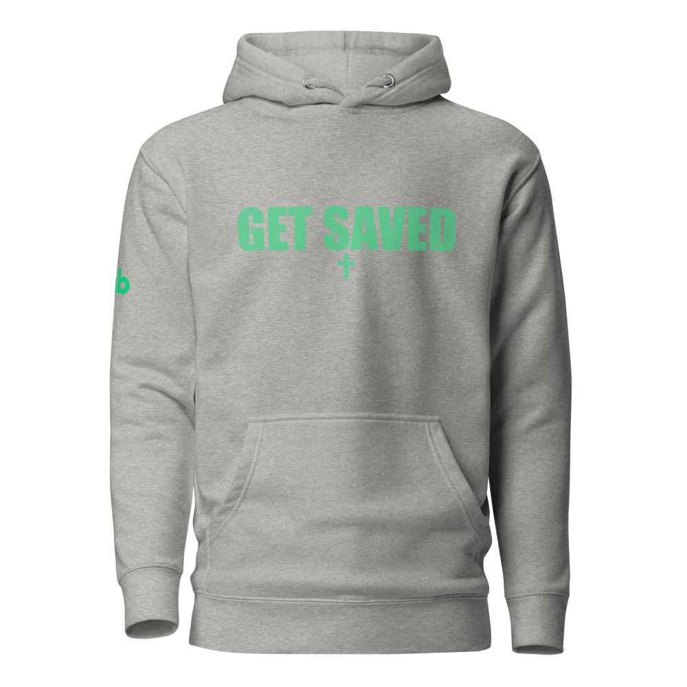 Get Saved Hoodie - Carbon Grey / XL