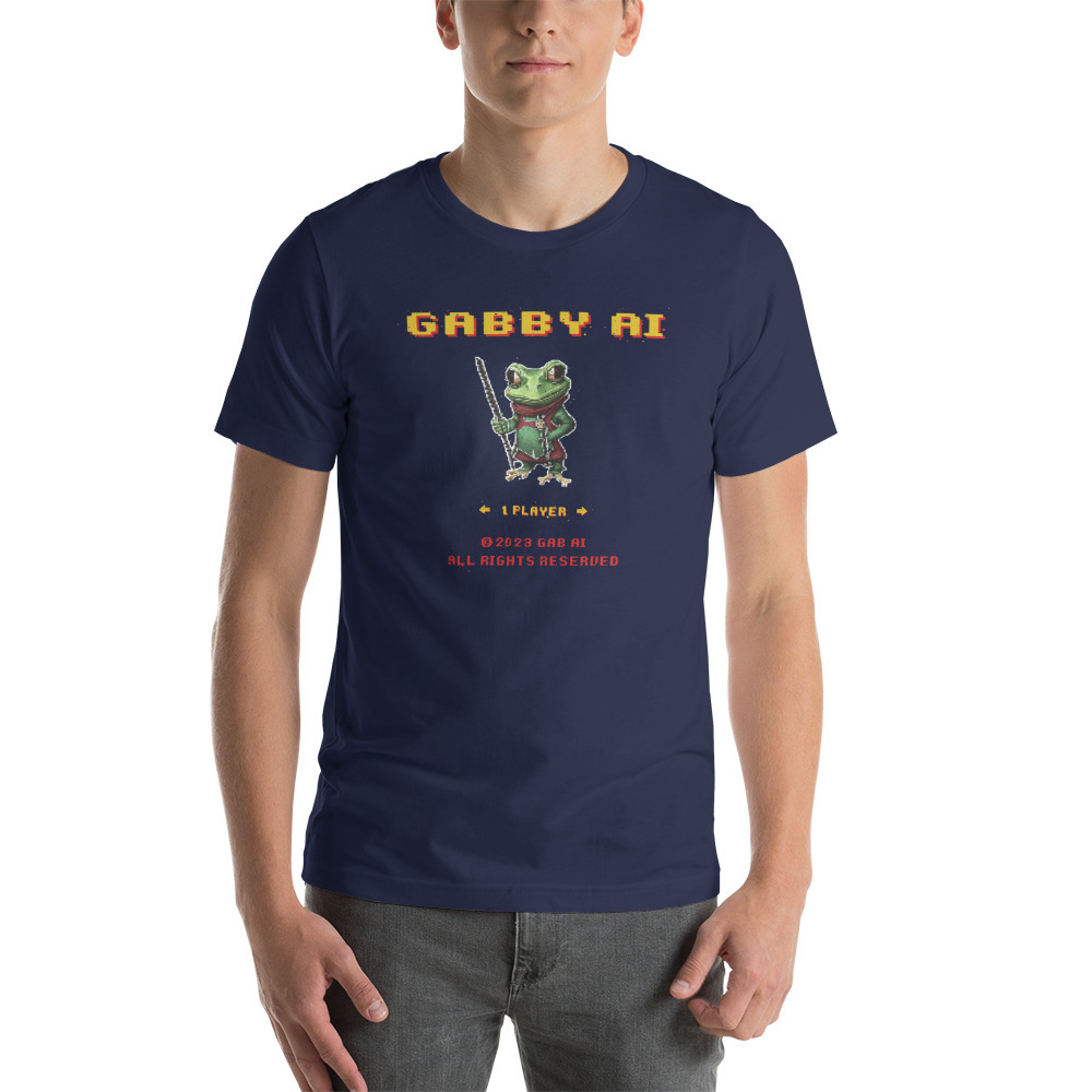Gabby AI Art Men's T-Shirt  - Navy / L