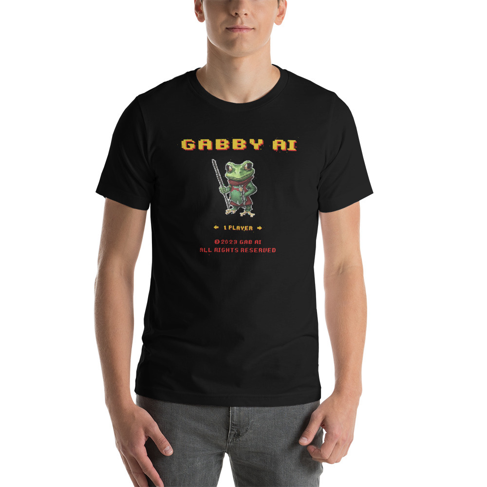 Gabby AI Art Men's T-Shirt  - Black / S