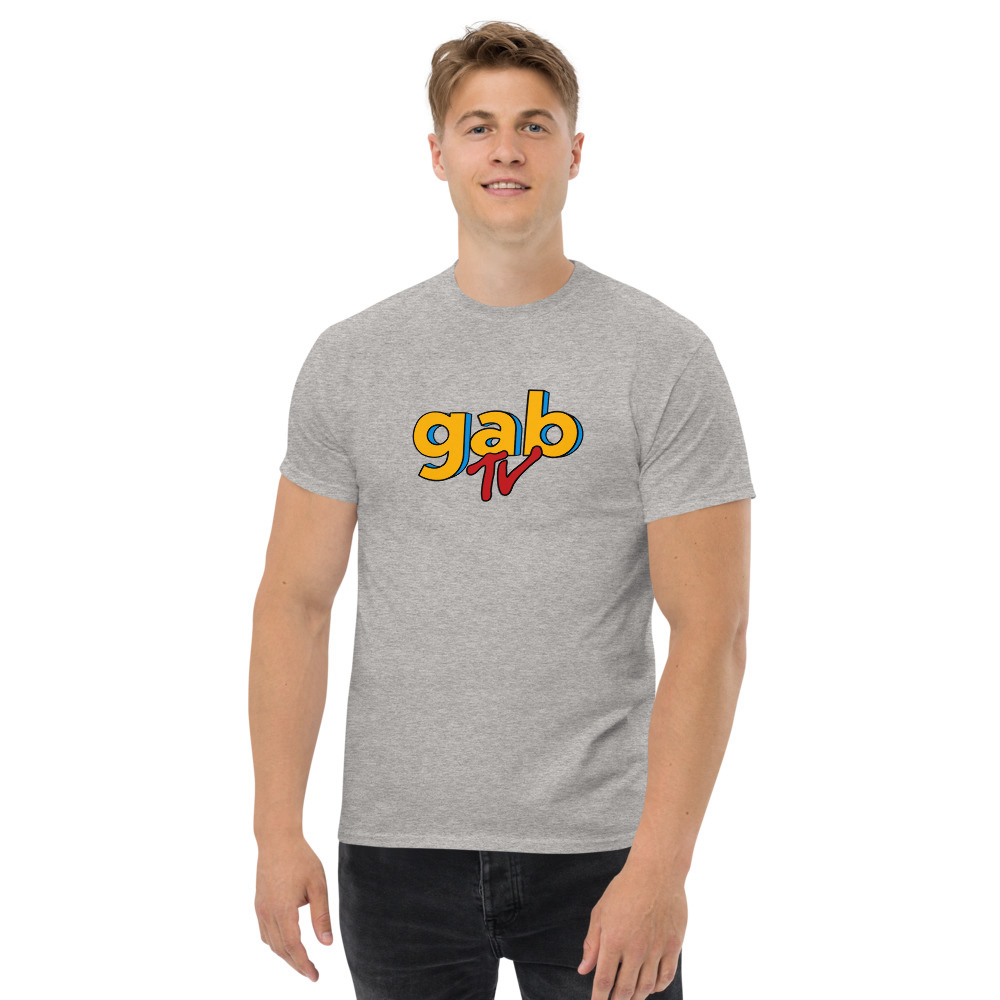 GabTV Men's T-Shirt - Sport Grey / L