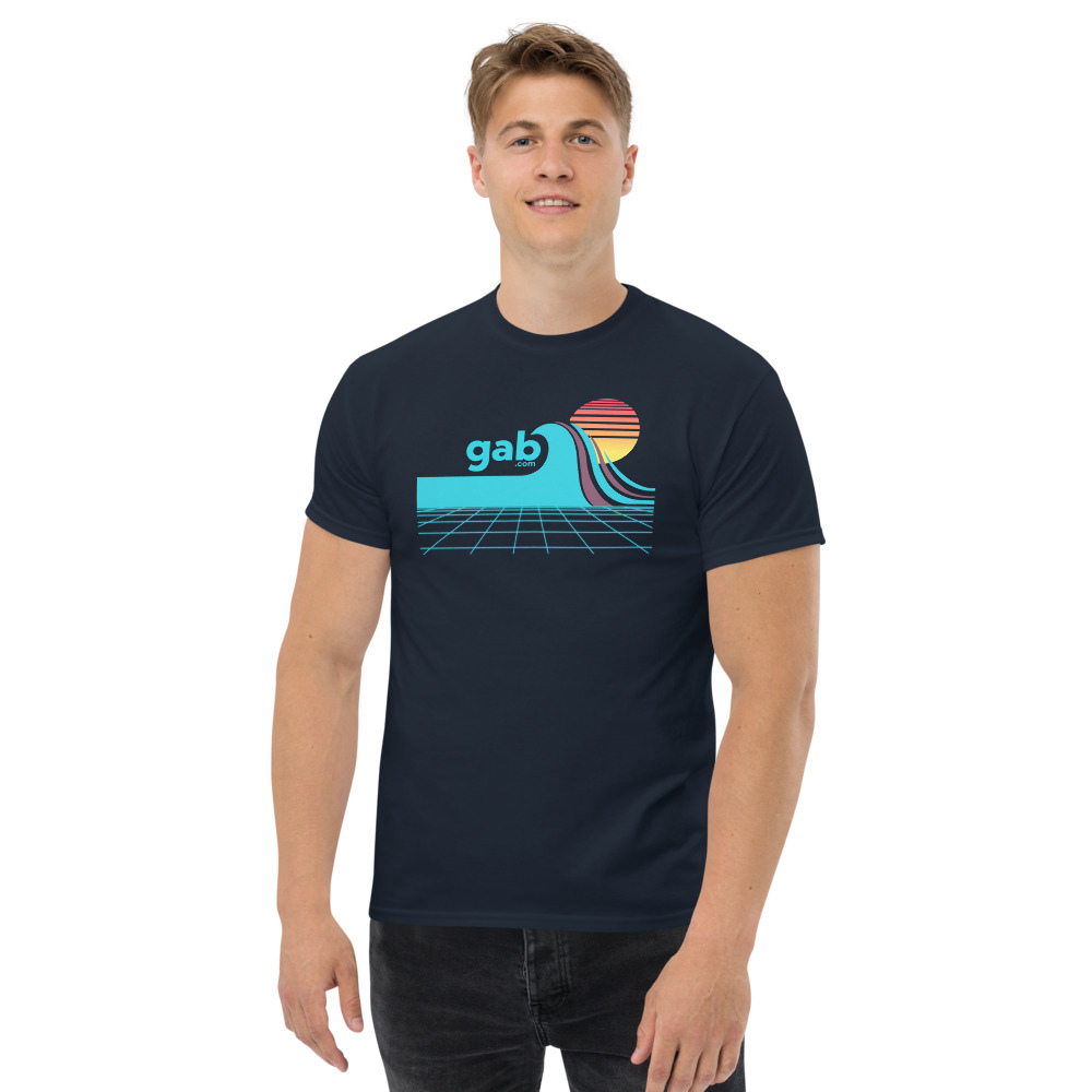 Gab.com Summer Men's T-Shirt - Navy / M