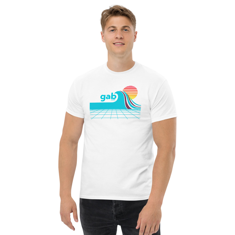 Gab.com Summer Men's T-Shirt - White / L