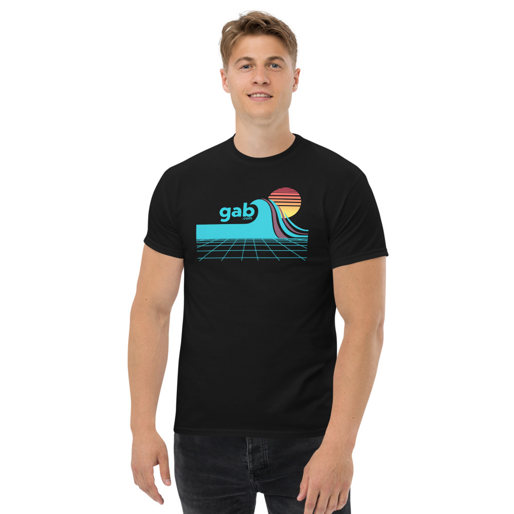Gab.com Summer Men's T-Shirt - Black / S