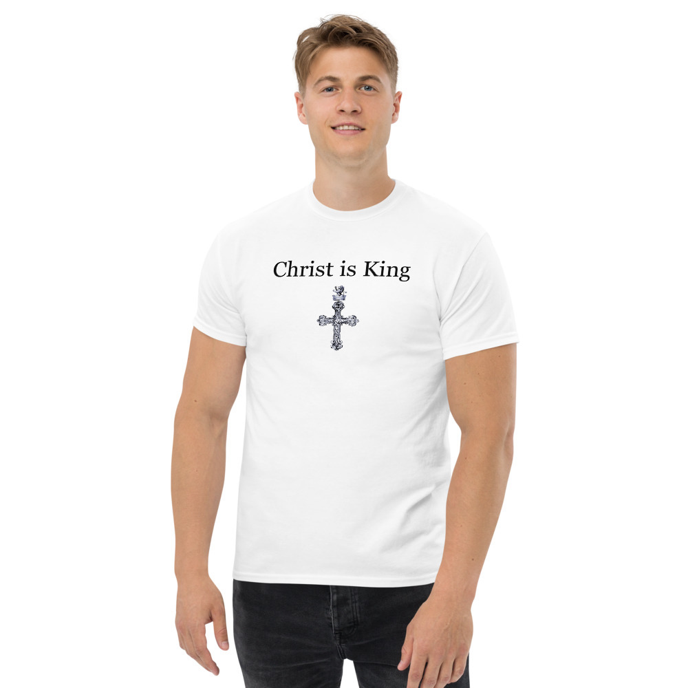 Christ is King Men's T-Shirt - White / L